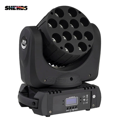 LED Moving Head Licht – RGBW Dj Licht – Podiumverlichting – Discolicht – Feestverlichting – EU Plug – 144W Krachtig Vermogen – Nauwkeurige DMX512 Besturing