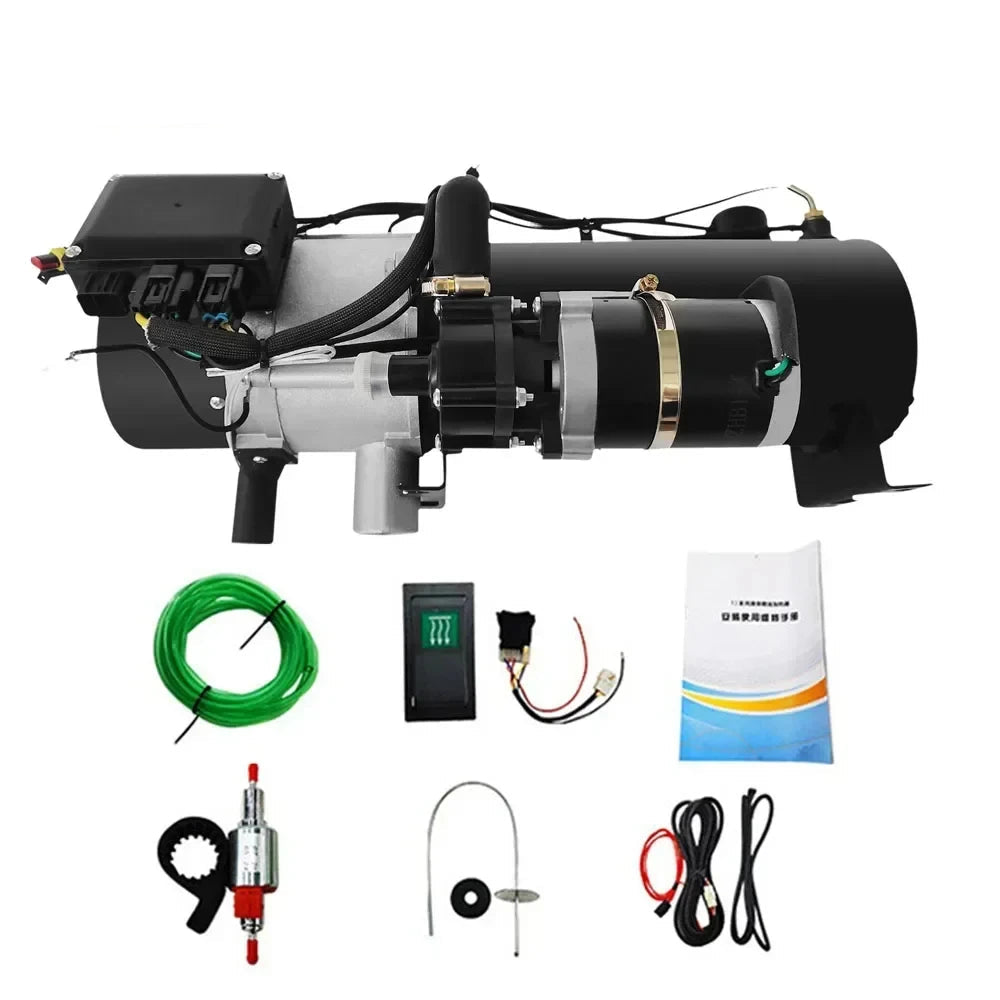 Diesel Motorverwarmer – Waterverwarmer – Motor Voorverwarmer – Cabineverwarmer – 10KW Vermogen – 24V Spanning - QUORE