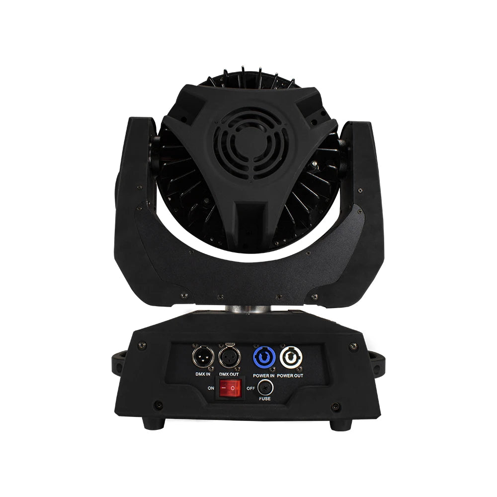Moving Head – LED Moving Head – Discolamp – Podiumverlichting – DJ Verlichting – 36x18W RGBWA+UV LED’s – Flexibele Zoom 15-45° – Uitgebreide DMX512 Besturing - QUORE