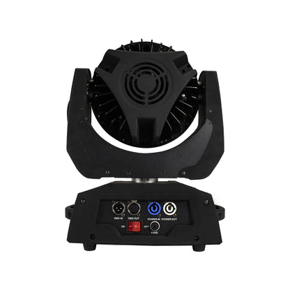 Moving Head – LED Moving Head – Discolamp – Podiumverlichting – DJ Verlichting – 36x18W RGBWA+UV LED’s – Flexibele Zoom 15-45° – Uitgebreide DMX512 Besturing - QUORE