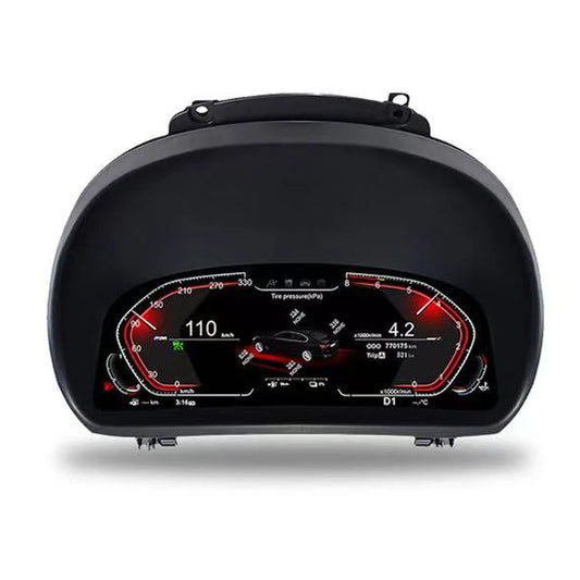 Digitaal Dashboardpaneel – LCD Instrumentenpaneel – Auto Cluster – Snelheidsmeter – Display – 12,3 Inch Full HD – CarPlay Ondersteuning - QUORE