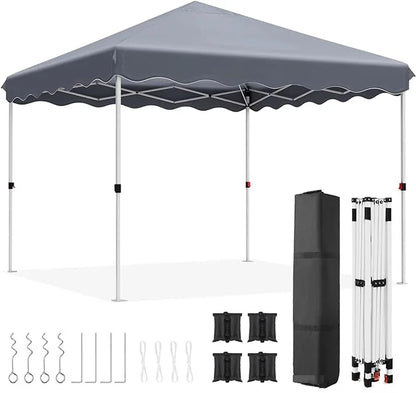 Partytent - Tent - Gazebo - Paviljoen - Opvouwbare - 3x3M - Inclusief Draagtas & 4 Zandzakken – Weerbestendige Partytent voor Buiten - Zwart