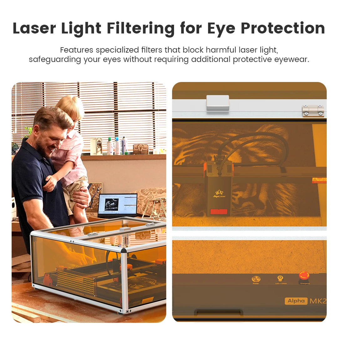 Smart Safety Class 1 Smart Protection Enclosure with Auto Shutoff/Exhaust Fan/Auto Position HD Camera ALSEC2.0 /Normal ALSEC1.0 - QUORE