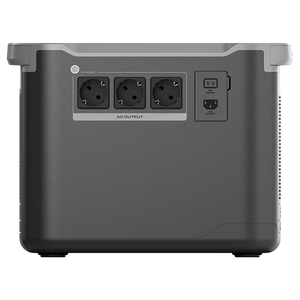 Draagbare Powerstation – Mobiele Accupack – Noodstroom Generator – Zonne-energie Generator – 2000W Continu Vermogen – LiFePO4 Batterij
