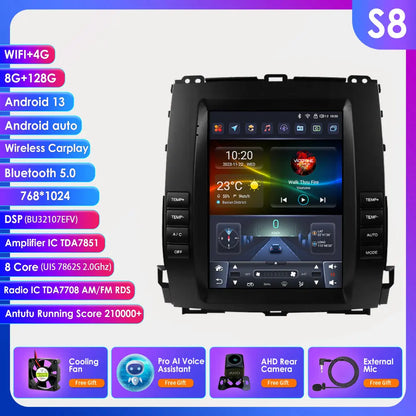 Autoradio – Multimedia Speler – Navigatiesysteem – Auto Stereo – Touchscreen – Android 13 – 9,7 Inch Display – 360 Graden Camera Ondersteuning