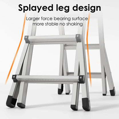 Telescopische Ladder – Vouwladder – Uitschuifladder – Aluminium Ladder – Lichte Ladder – Tot 4,8 Meter – Max 150 Kg Draagkracht