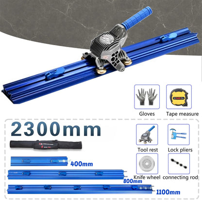 Handmatige Tegelsnijder - Tegelsnijmachine - Tegelsnijder - Grote Formaat Tegels - 2300mm - Connectable Slim System - met Zuignappen en Draagtas