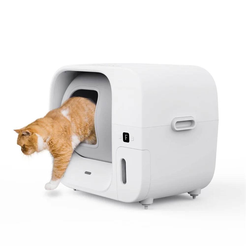 Furbulous Automatic Cat Litter Box with App Control ,48W, 60L Large Safe for Multiple Cats with Odor Removal Deodorant