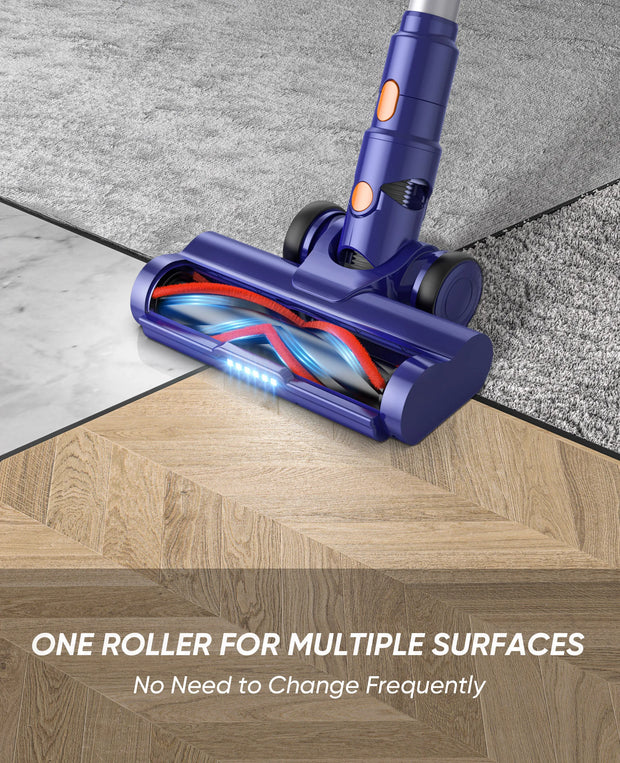 Cordless Stick Vacuum Cleaner - Stick Vacuum Cleaner - Vacuum Cleaner - Cordless Stick Vacuum Cleaner - Powerful Suction - 400W - 38Kpa - 1L dust container - for pets and household appliances - Purple