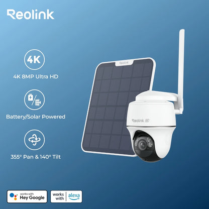 4K 360° Beveiligingscamera – Surveillance Camera – Outdoor Camera – Bewakingscamera – 4G Camera – 355° Pan & 140° Tilt – 6000mAh Batterij & Waterdicht