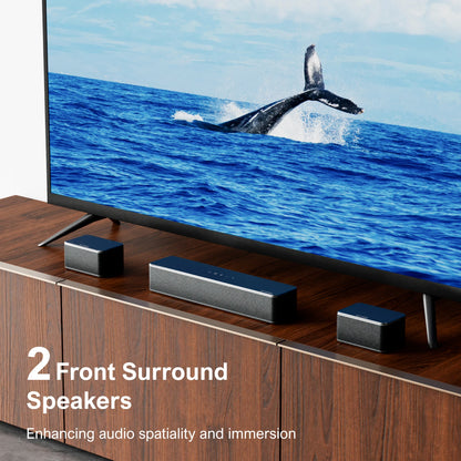 Soundbar – Home Cinema Speaker – Surround Geluidssysteem – Wireless Subwoofer – Bluetooth Soundbar – 7.1 Kanaals Surround – 410W Krachtige Output