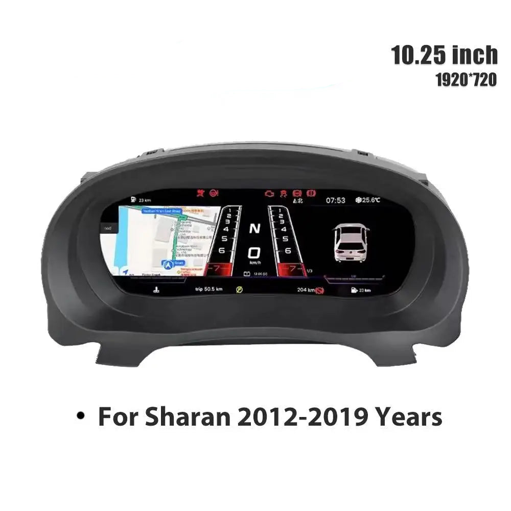 Digitaal Dashboard – Digitale Cockpit – Instrumentenpaneel – Auto Display – Instrumentencluster – 12,3 Inch HD IPS Scherm – Linux Systeem Snelle Start