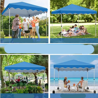 Tuinpaviljoen - Partytent - Partytenten - Paviljoen - Easy up Partytent - 3x3m - Waterdicht - Opvouwbare - Inclusief 4 Gewichtszandzakken en Draagtas - Grijs