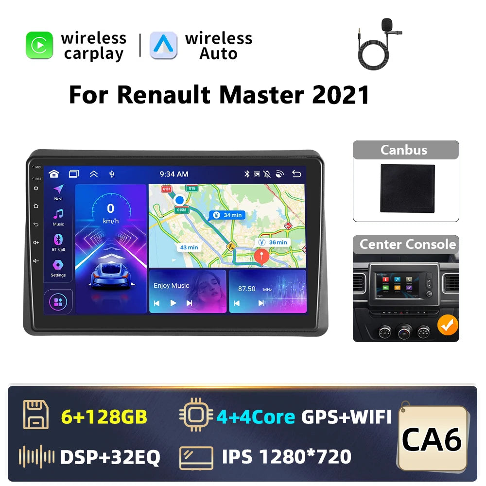Android Autoradio – 2DIN Multimedia Speler – Auto Radio – Navigatiesysteem – Touchscreen – 10,1 Inch HD Display – Bluetooth & WiFi Connectivity