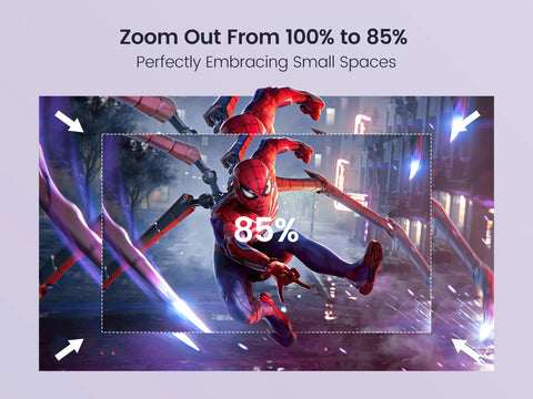 Mini Beamer - Projector - Digitale Projector - Draagbaar - Wi-Fi 6 en Bluetooth 5.2 - Android 11 Systeem - Ingebouwde Luidspreker - Compatibel met HDMI - Voeding - USB- EU Stekker Type - 300 ANSI - 29W - Zwart