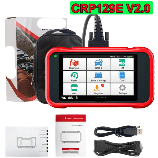 OBD2 Scanner – Autodiagnose – Foutcode Lezer – Uitleesapparaat – Diagnose Tool – 4-Systeem Diagnose – Touchscreen Display