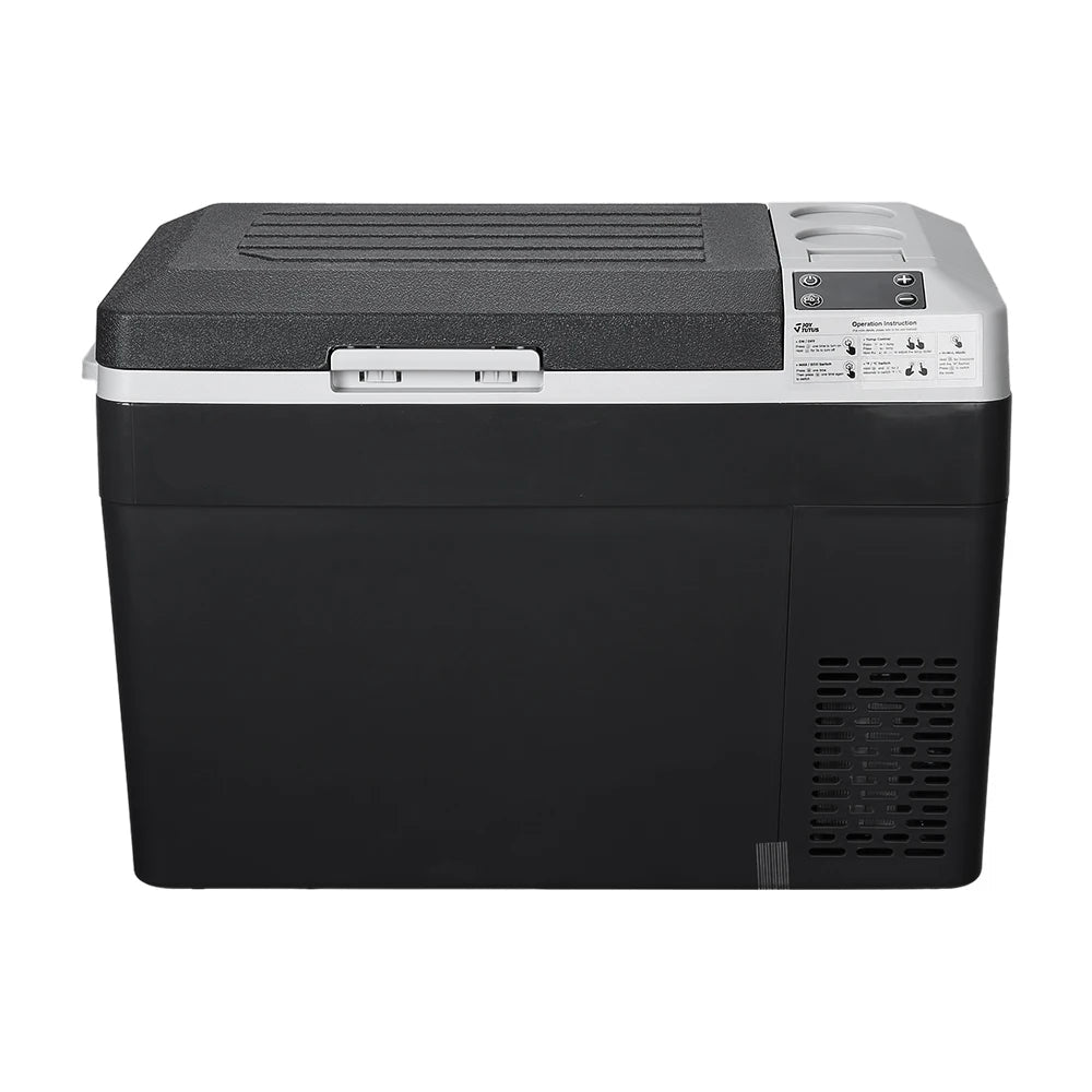 Draagbare Compressor Koelkast – Mini Koelbox – Mobiele Koelkast – Reis Koelbox – 29L – Bluetooth Bediening – Stil En Energiezuinig - QUORE