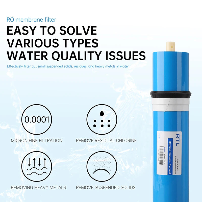 Omgekeerde Osmose Waterfilter – Waterzuiveraar – Drinkwatersysteem – Kraanfilter – Tankloos Ontwerp – 600 Gallon Per Dag – 2:1 Afvoerverhouding - QUORE