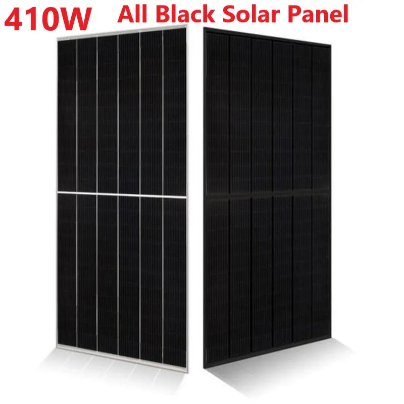 Zonnepaneel – All Black Paneel – Zonnecel – Solar Module – Dakpaneel – 410W Vermogen – Hoog Rendement 21% - QUORE