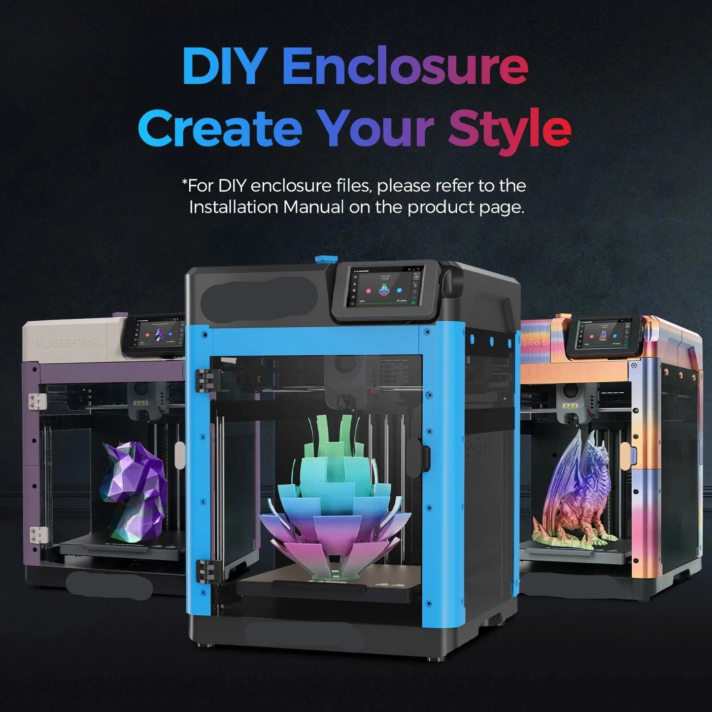3D-Printer – 3D-Printmachine – Prototyper – Modelleren – Compact – Bouwvolume 220x220x220 Mm – Precisie ±0,2 Mm