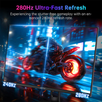 Gamingmonitor – Gaming Scherm – Gamemonitor – Pc Monitor – 27 Inch – Full HD – 280Hz Verversingssnelheid – 1ms Reactietijd - QUORE