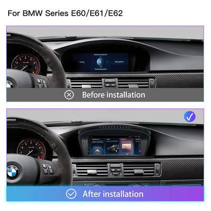 Android 14 Multimedia Systeem – Car Play Radio – Navigatie Unit – Auto Entertainment – 8-Core Processor – 8,8 Inch Scherm – 128 GB Intern Geheugen – 4G Connectiviteit – Compatibel Met BMW CCC Variant