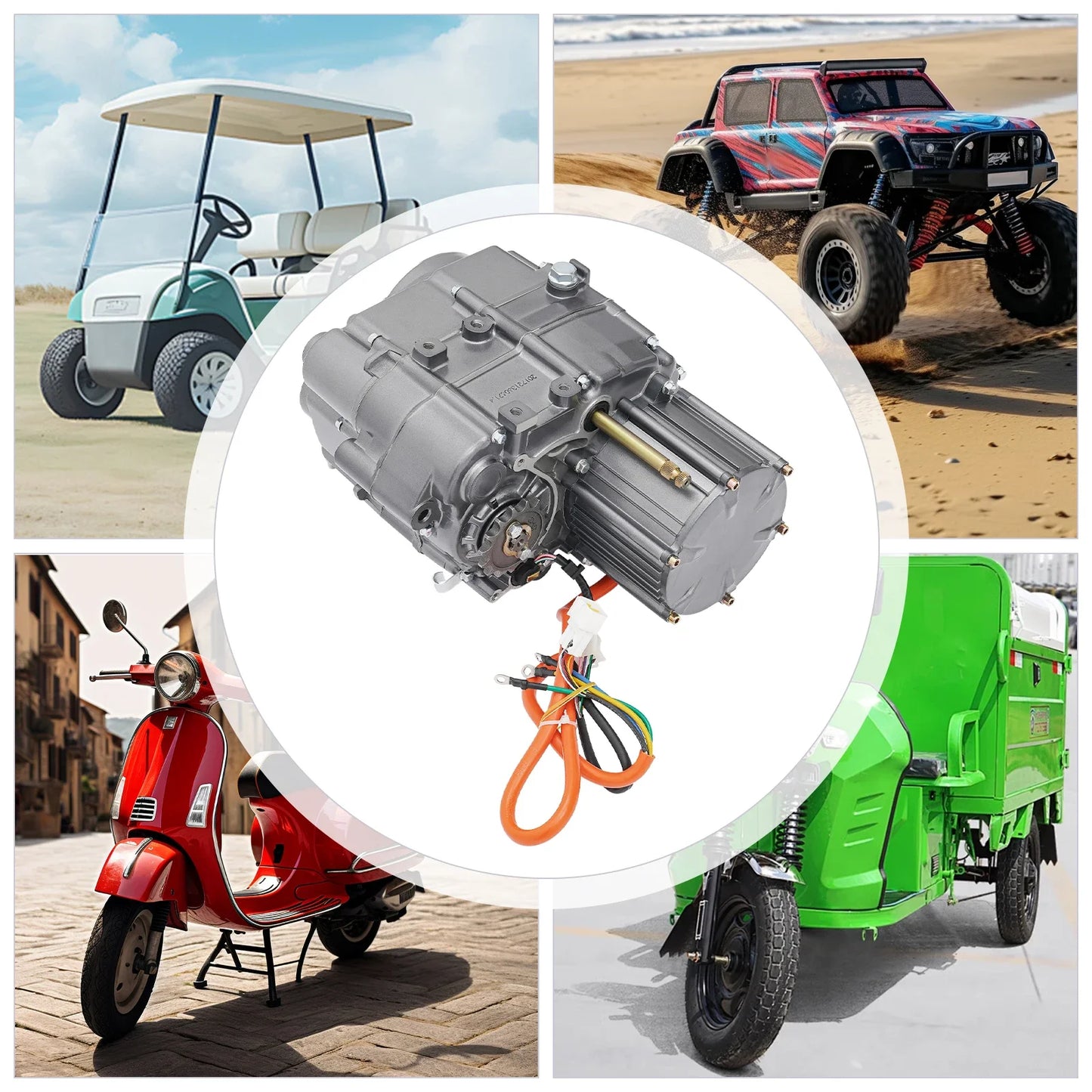 Motor Kit – Elektrische Motor – 1000W Motor – Aluminium – Borstelloos – Duurzaam Ontwerp – Complete Set