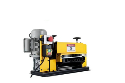 Kabelstripper Machine - Kabelstripmachine - Kabelpeller - Stripping Machine - 370W - 1-38mm - Aluminium Behuizing - Automatische/Elektrische Draadstripper Machine - voor Recycling & Werkplaats - Geel