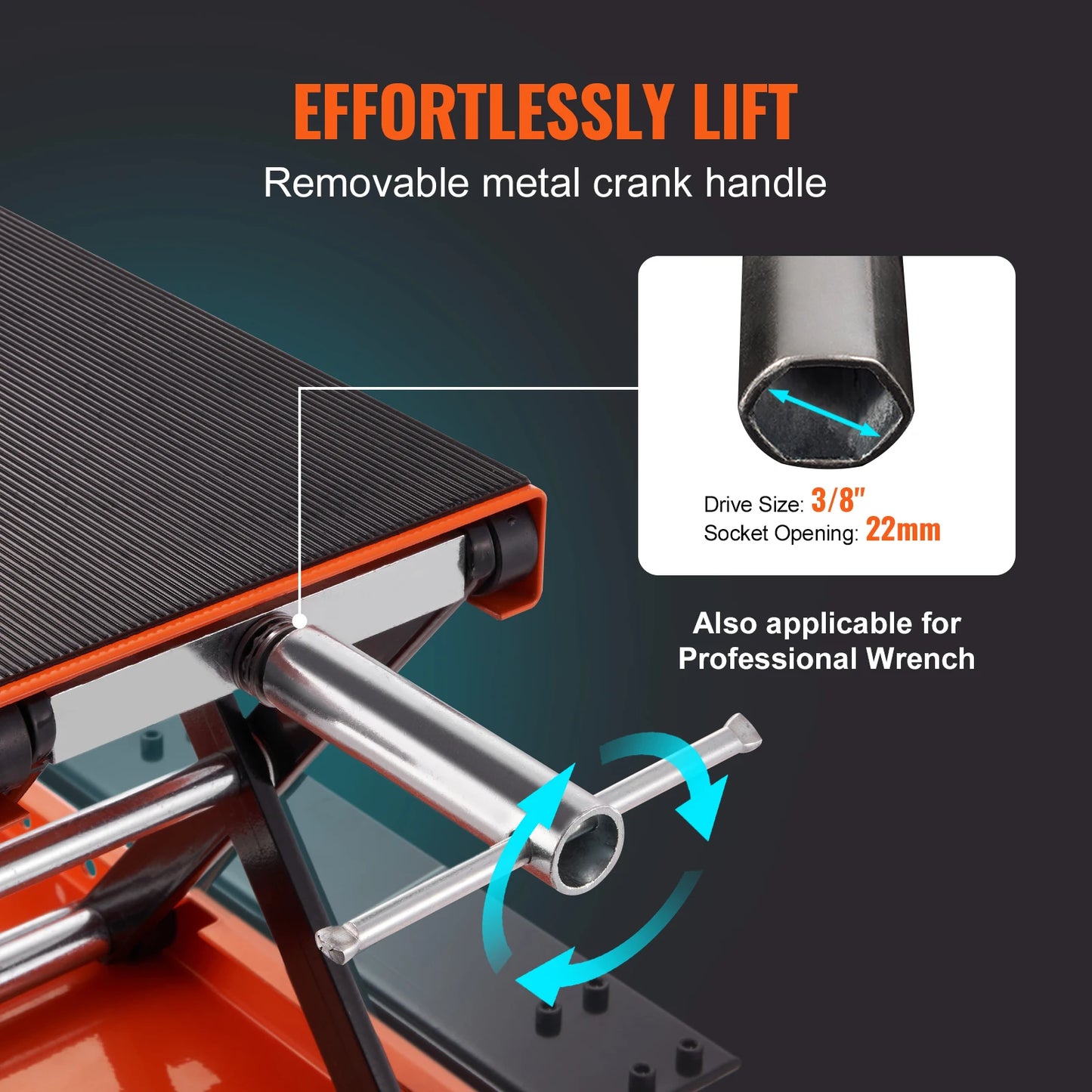 Motorlift - Motorfiets Schaarlift - Motorkrik - Motorheftafel - Krik - Garagekrik - Hydraulische Krik - 350 LBS - met breed platform en veiligheidspin - Elektrische -  Verstelbare