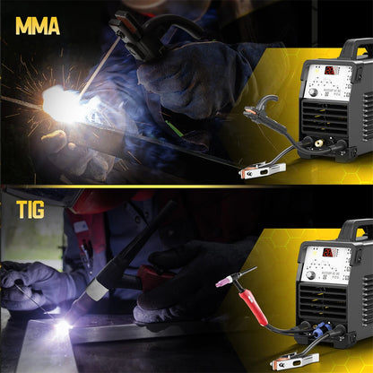 Lasmachine – TIG-lasapparaat – MMA-Lassysteem – AC/DC Lasser – Inverter Lasmachine – 200A TIG Uitgang – IP21S Bescherming - Met Pedaal