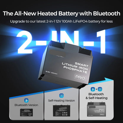12V Li-Ion Accu – Lithium Batterij – Camper Accu – Boot Accu – Off-Grid Accu – 100Ah Capaciteit – Lichtgewicht En Veilig