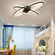 Plafondlamp - Plafonniere - Industrial Ceiling Lamp - 70W - Creatieve Hanglamp - LED Kroonluchter - Zwart