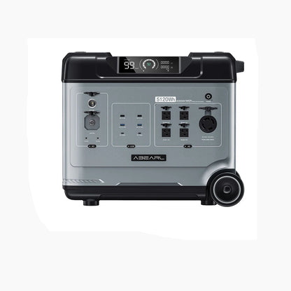 Draagbare Power Station – Mobiele Energiecentrale – Portable Accu – Stroomgenerator – Noodstroomvoorziening – 5120Wh Capaciteit – 4000W AC-uitgang