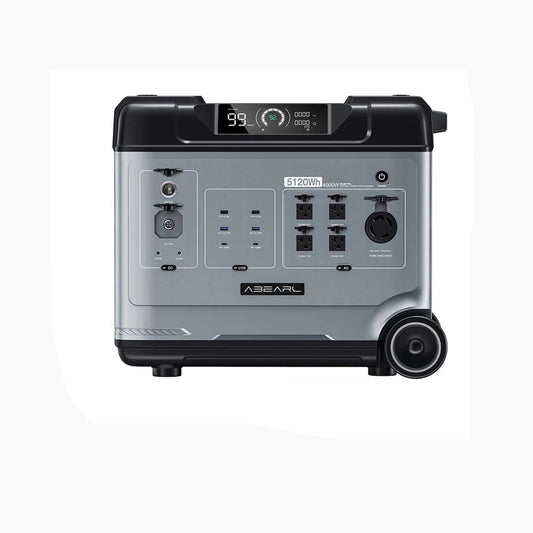 Draagbare Power Station – Mobiele Energiecentrale – Portable Accu – Stroomgenerator – Noodstroomvoorziening – 5120Wh Capaciteit – 4000W AC-uitgang