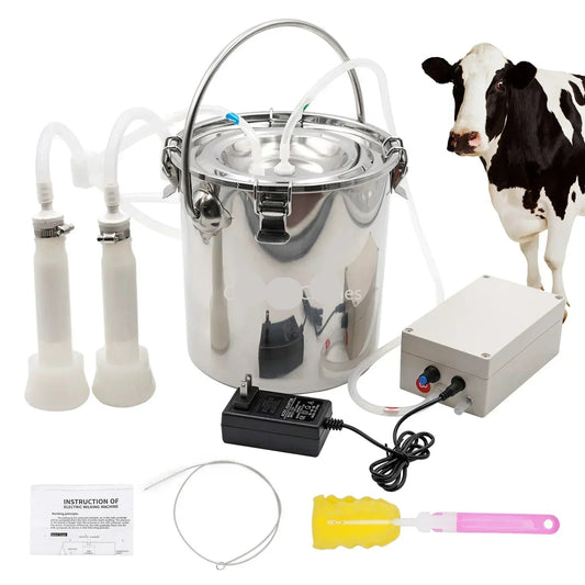 Melkmachine – Elektrische Melkset – Melkopschuimer – Flesvoeding Apparaat – Baby Melk Maker – 5 Liter Roestvrijstaal – Instelbare Zuigkracht