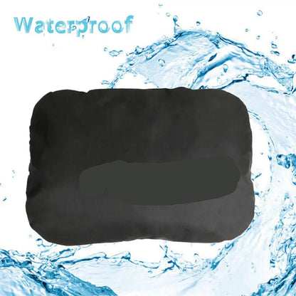 Hondenmand - Hondenkussen - Hondenbed - Hondenmanden - 110 x 80 x 22 cm - Waterdichte - Extra Groot Kalmerend Ligbed voor Alle Seizoenen - Donutmand - Wasbaar - Fluffy - Met Afneembaar Kussen - Oxford Stof – Hondenbank – voor Binnengebruik - Zwart