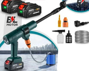 Yofidra Accu Hogedrukreiniger Set - 1x Accu 7500 mAh - Draadloze Hogedrukspuit - Auto Wasmachine - Complete Set - 200Bar - 3500W - QUORE
