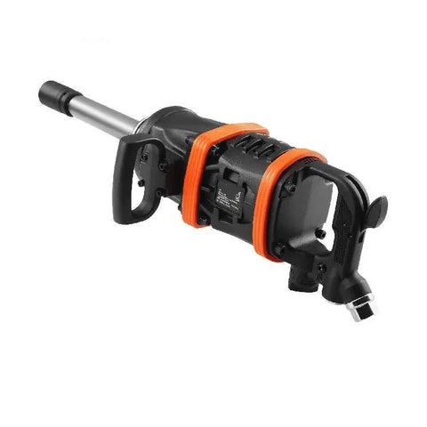 Slagmoersleutel - Luchtslagsleutel - Omgekeerde koppel - 6000N - Pneumatisch pistool - met 8 inch verlengd aambeeld - voor het vervangen van banden Autoreparatie Onderhoud - Zwart - QUORE