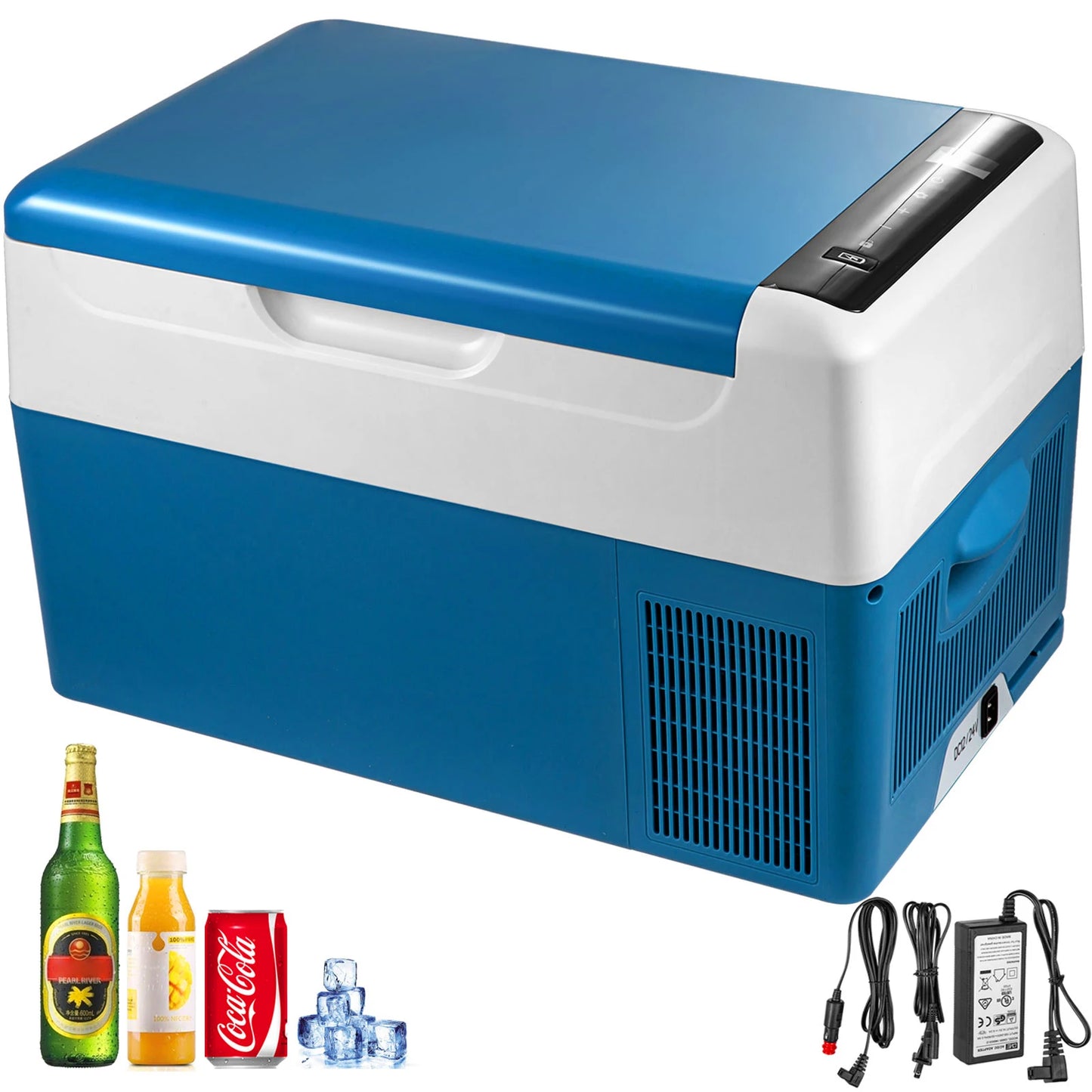 SucceBuy Portable Refrigerator 23 Qt(22 Liter) Refrigerator App Control(-4℉~68℉) Car Refrigerator Electric Compressor Cooler