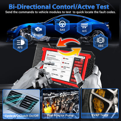 OBD2 Scanner – Auto Uitleesapparaat – Diagnoseapparaat – Foutcode Lezer – Uitleesapparaat – 7 Inch Touchscreen – 31+ Resetfuncties
