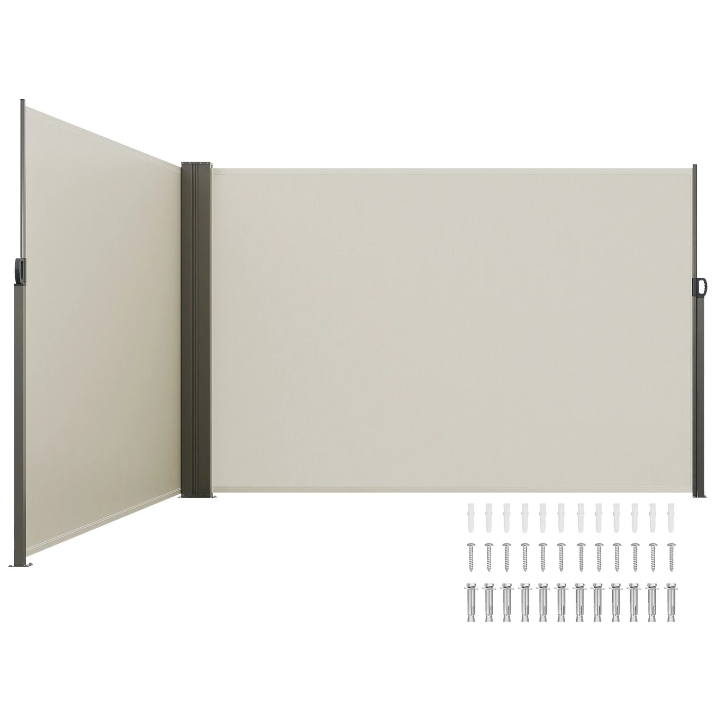 Windscherm - Tuinscherm - Zijluifel - Opvouwbare Windschermen - 200 x 300 cm - Waterdicht Polyester – UV 30+ Bescherming – Privacy Scherm voor Buiten