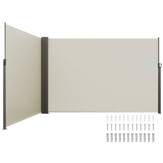 Windscherm - Tuinscherm - Zijluifel - Opvouwbare Windschermen - 200 x 300 cm - Waterdicht Polyester – UV 30+ Bescherming – Privacy Scherm voor Buiten
