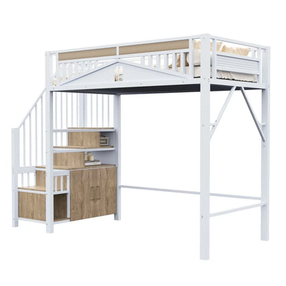 Uitklapbare Eettafel – Uitschuifbare Tafel – Ruimtebesparende Keukentafel – Multifunctionele Eettafel – Tafels met Opbergniveaus – 140×80 cm – Wit MDF Met Drie Opberglades