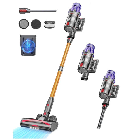 Cordless Stick Vacuum Cleaner - Cordless Vacuum Cleaner - Vacuum Cleaner - Stick Vacuum Cleaners - Vacuum Cleaner - 500W - with Dust Cup, Removable Battery