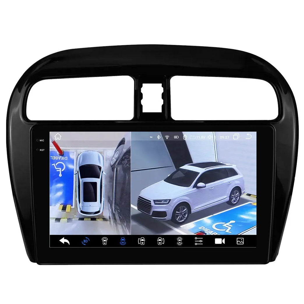 Android 14 Autoradio – Android Auto – Car multimedia Speler – GPS Navigatie – Touchscreen – 9 Inch Display – 4 x 45W Audio Output – Reversing Camera Input