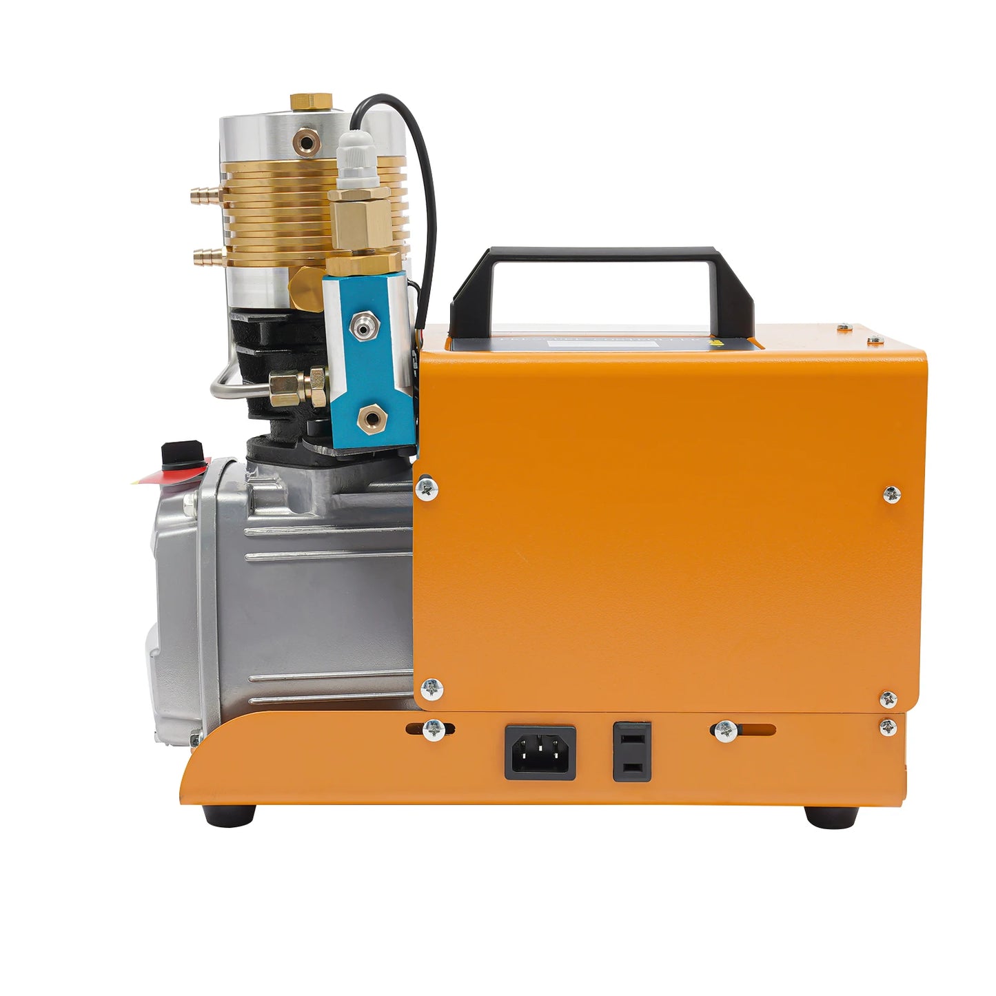 Luchtcompressor – Compressor – Luchtpomp - Airpress Compressor - Elektrische Compressor – Oppompen – Industrieel – 2800 RPM - 1800 W Motor – 40 Mpa Max Druk-  220V - Oranje