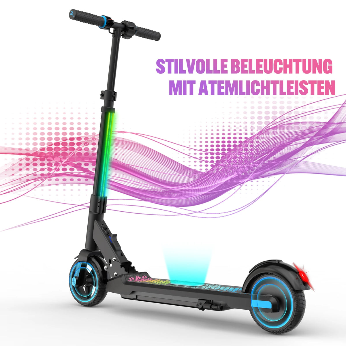 Evercross Tech - EV06C - Electric Scooters - Electric Bike - Electric Scooter for Adults - 24V - 200W - Foldable - Blue