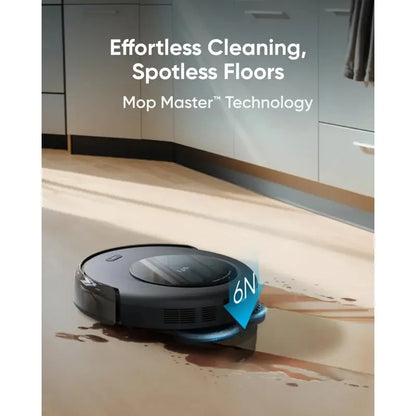 Robotstofzuiger – Robotstofzuiger Met Dweilfunctie – Robotstofzuiger Met Schoonmaakstation – Slimme Stofzuiger – Automatische Robotstofzuiger – 7000 Pa Zuigkracht – Ultradun Ontwerp 8,5 cm Hoog