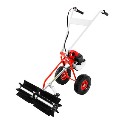 Bladveger – Bladblazer – Veegmachine – Tuinveger – Benzine-Aangedreven – 1,7 PK Motor – 60 Cm Werkbreedte - QUORE