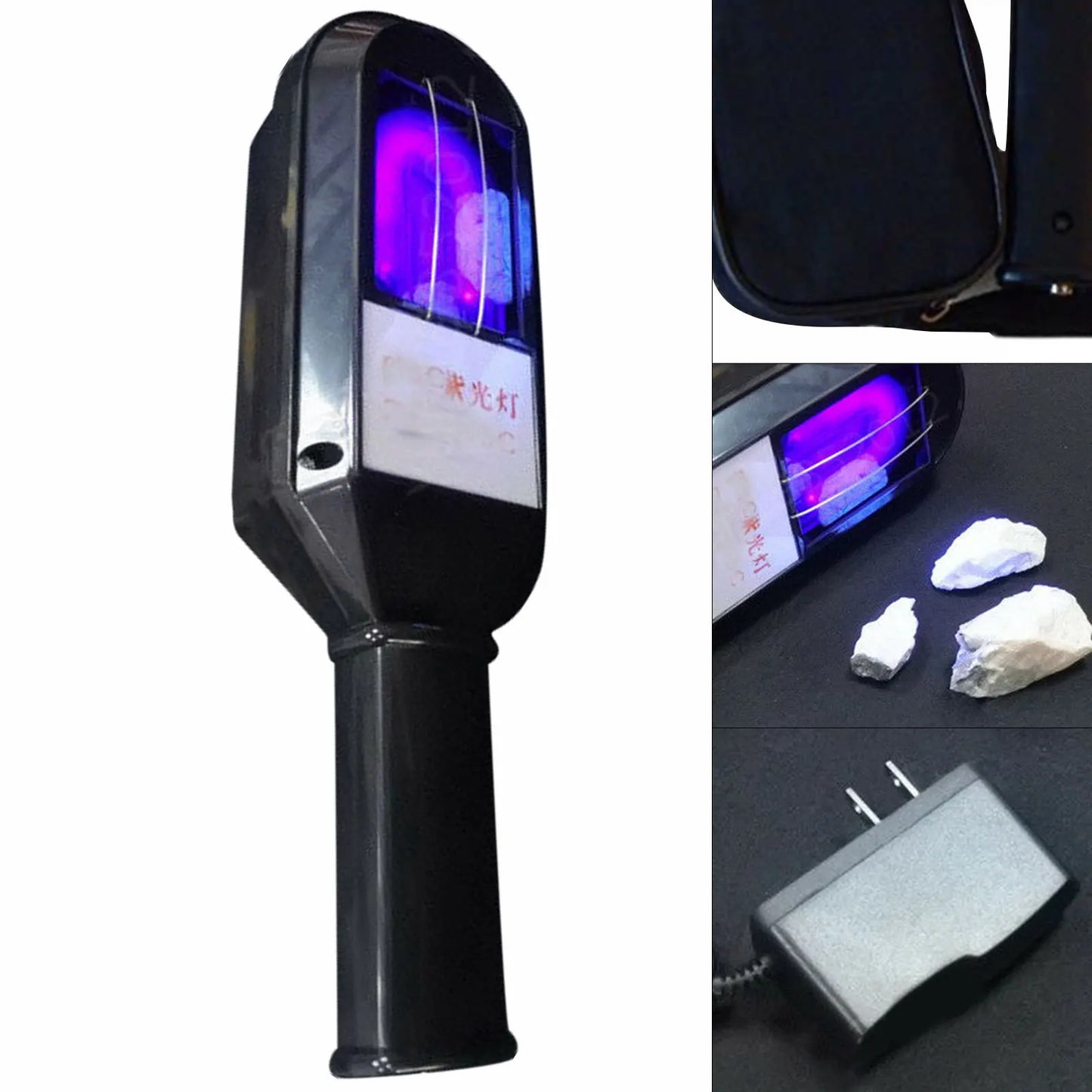 UV-Zoeklamp – UV-Lamp – Fluorescentie Lamp – Mineralen Zoeker – 8 Watt UV-Straling – Draagbaar En Ergonomisch